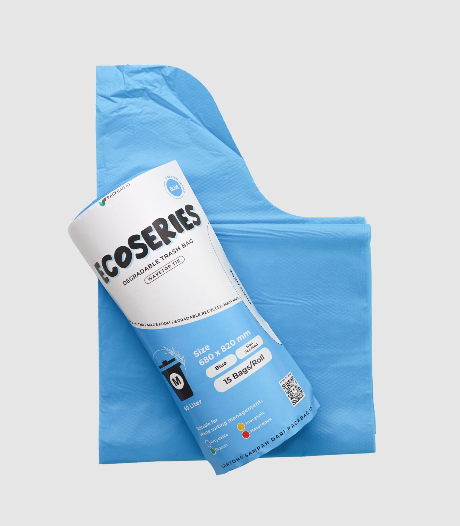 Ecoseries 60 - Kantong Sampah 60L Warna - Gambar 2