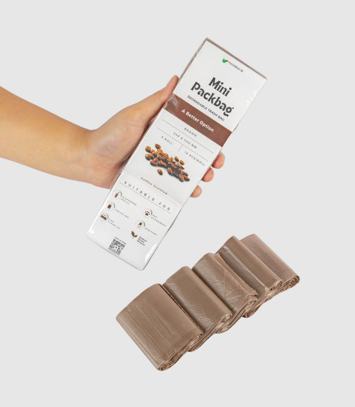 Mini Packbag - Kantong Sampah Ukuran Kecil Beraroma