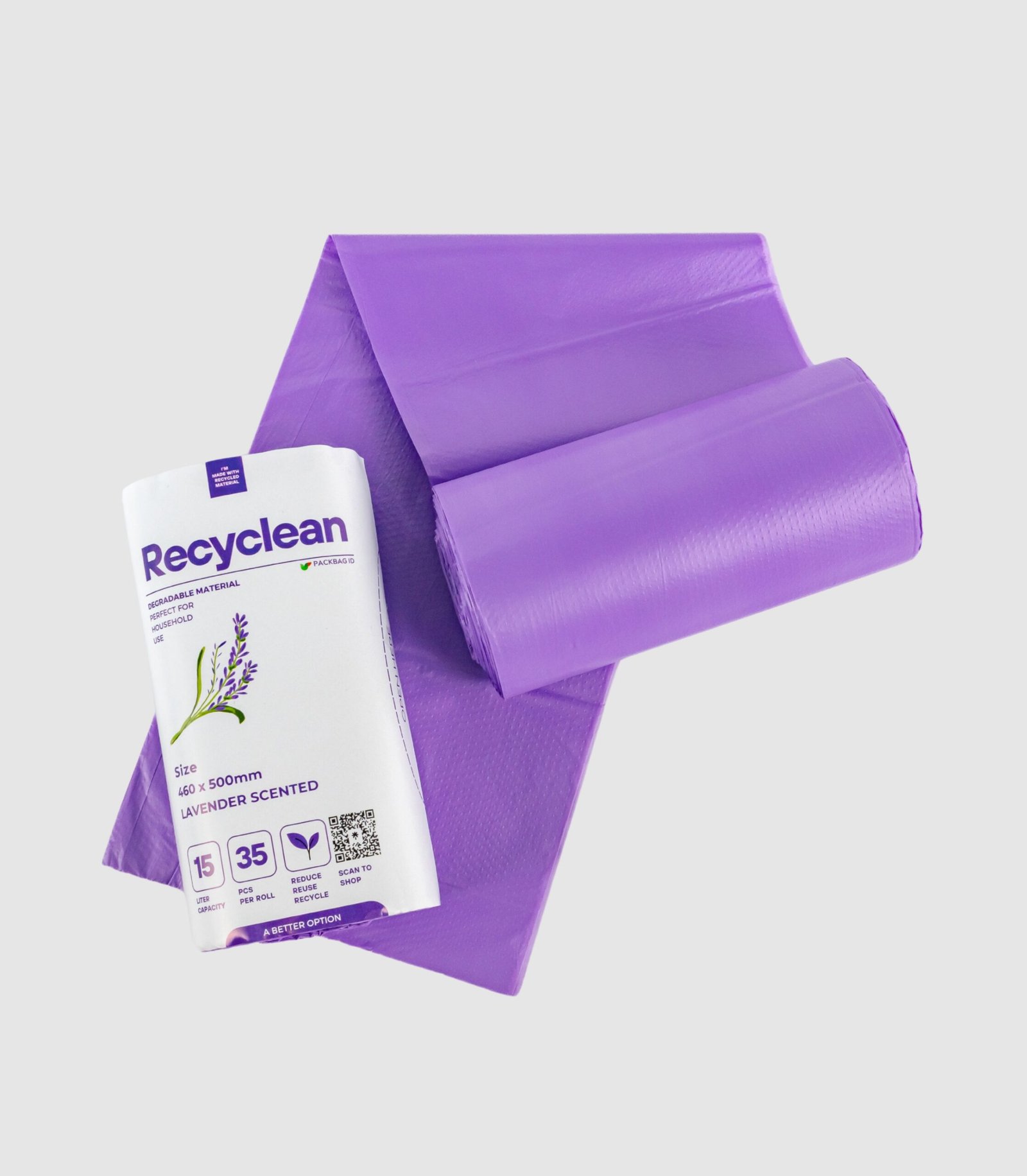 Recylean 15 - Kantong Sampah 15L Beraroma - Gambar 2